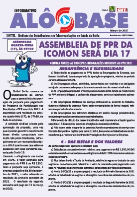 Assembleia de PPR da Icomon serÃ¡ dia 17