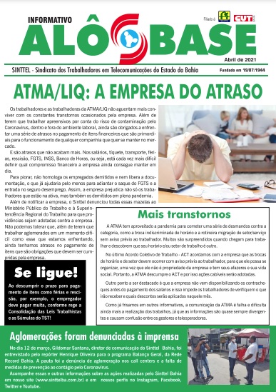 ATMA/LIQ: a empresa do atraso