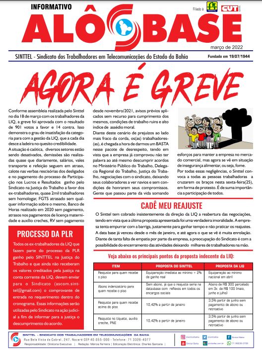 Agora Ã© greve!