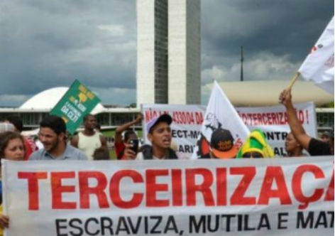 Ministro afirma que governo Ã© contra projeto de terceirizaÃ§Ã£o