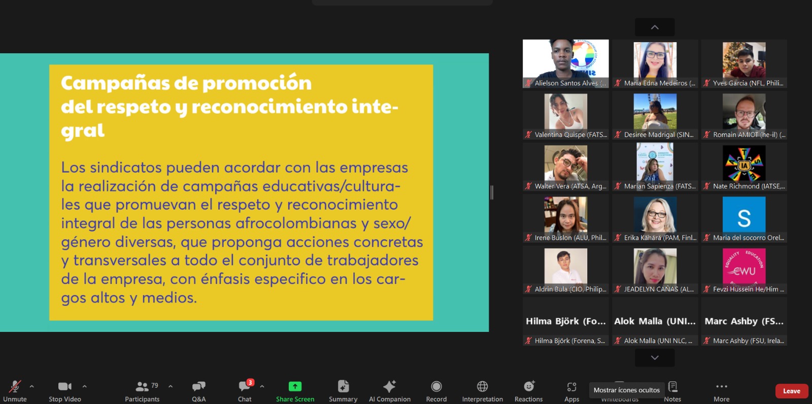 Sinttel Bahia participa da ConferÃªncia internacional  Uni LGBTQIAPN+ 2024