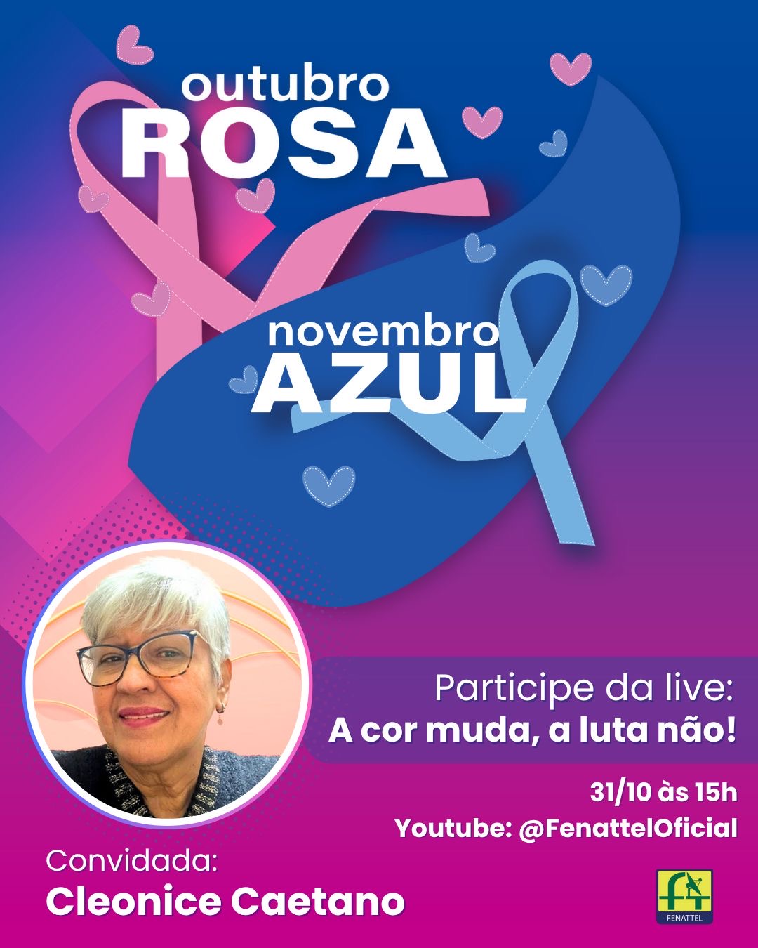 Live: A cor muda, a luta nÃ£o! 