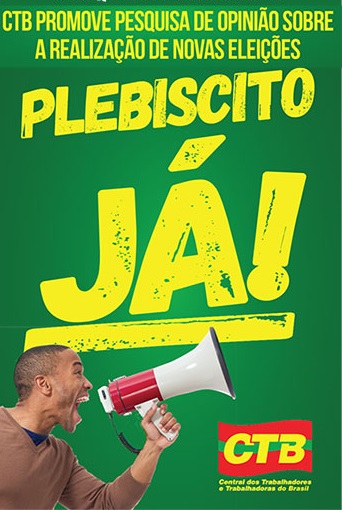 CTB Bahia farÃ¡ pesquisa sobre novas eleiÃ§Ãµes presidenciais