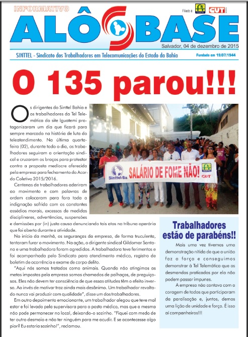 ACT da Tel TelemÃ¡tica: o 135 Parou!
