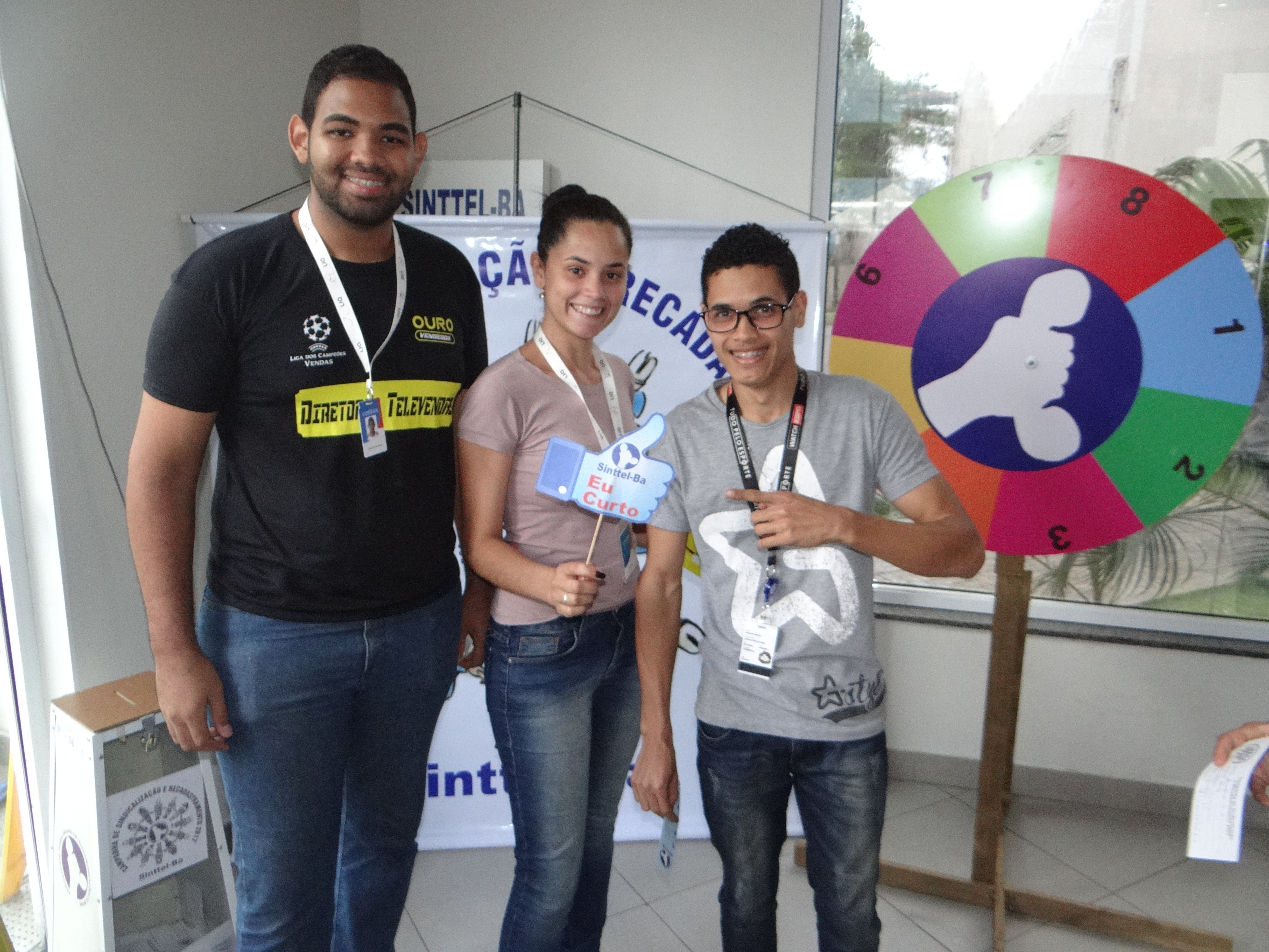 Campanha de sindicalizaÃ§Ã£o do Sinttel comeÃ§ou agitando a base