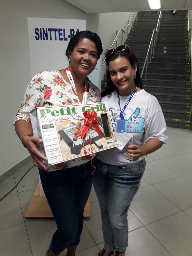 Campanha de sindicalizaÃ§Ã£o do Sinttel Bahia jÃ¡ premiou dezenas de trabalhadores (as) telefÃ´nicos (as)