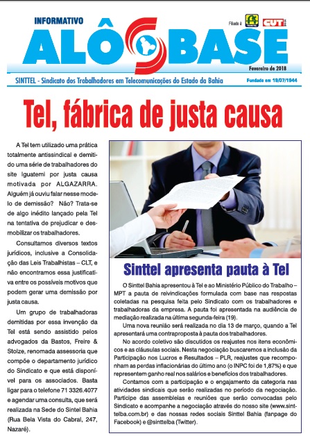 Tel, fÃ¡brica de justa causa