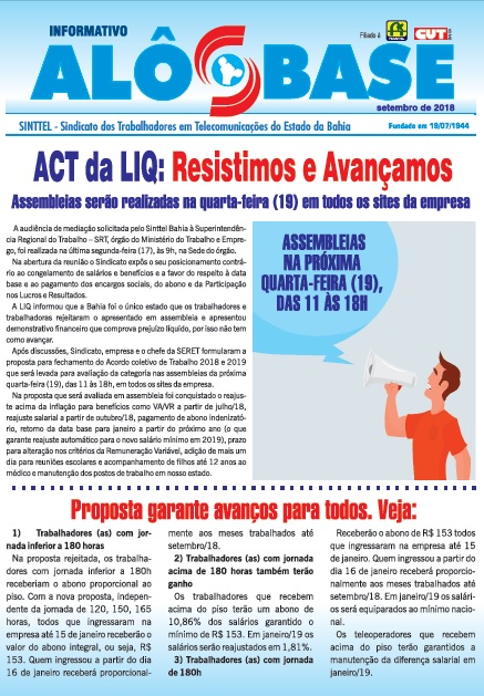 ACT da LIQ: Resistimos e AvanÃ§amos 